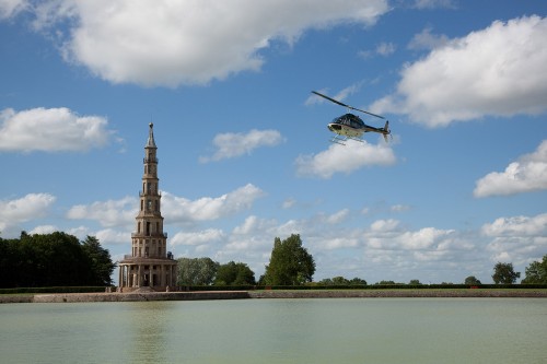 Les châteaux de la Loire en hélicoptère