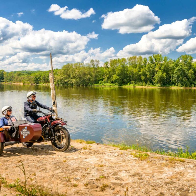 Balade en sidecar