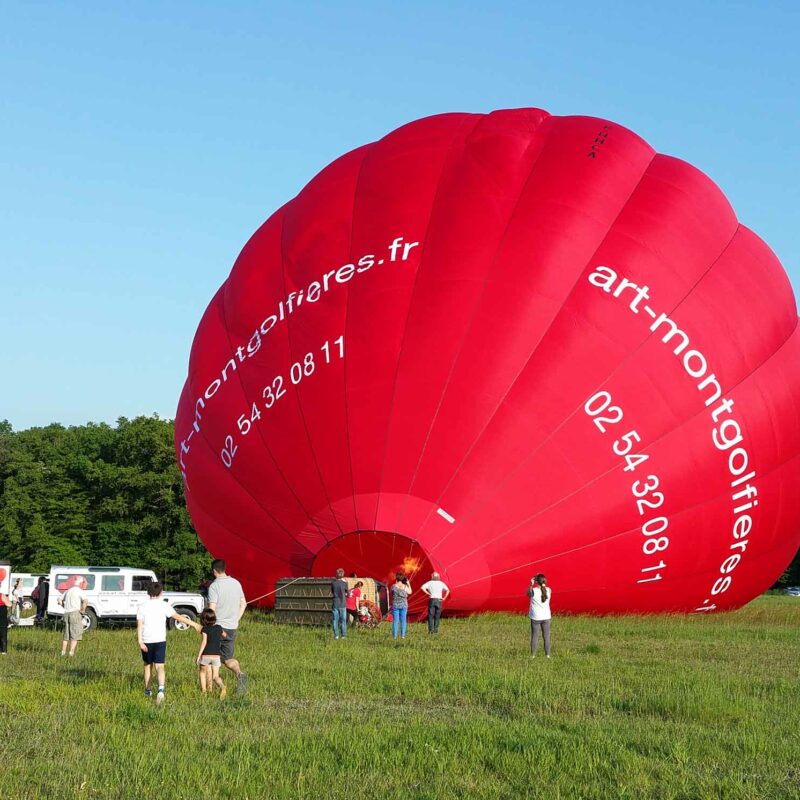 Le Val de Loire en montgolfière